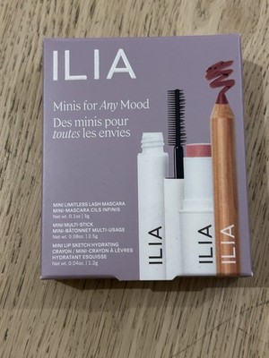 ILIA BEAUTY Mini For Any Mood Limitless Lash Mascara Multi-Stick + Lip Sketch