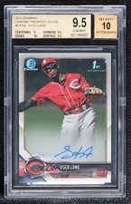 2018 Bowman Chrome Prospect Auto Shed Long #CPA-SL BGS 9.5 GEM MINT Auto 0c3