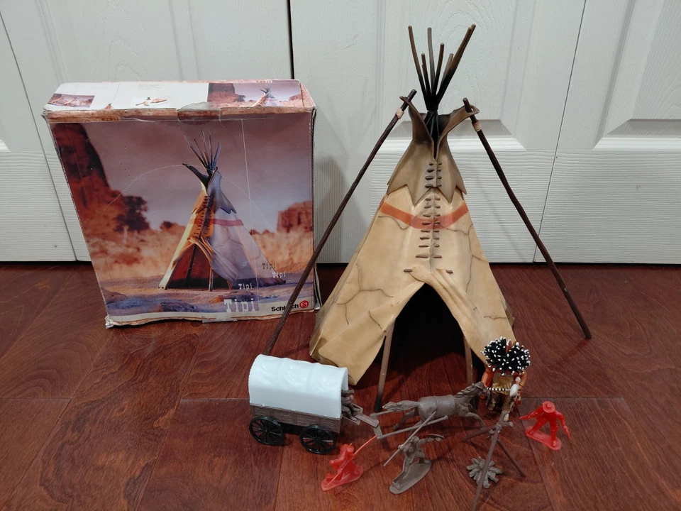 Schleich Wild West 42011 Tipi Tepee С коробкой Б/у  - Изображение 2 из 4