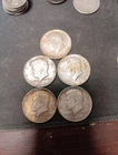 Lot Of 5 1964 Kennedy Half Dollars