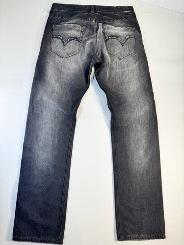Levi’s Silver Tab Straight Jeans Mens 33x33 Black Denim Dark Wash - Picture 2 of 10