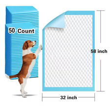 32 58IN-50pcs,Upgraded Thickened Super Absorbent Leak-Proof Puppy Training Pads