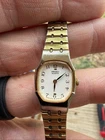 Seiko Women's Quartz 2Y00-5500 Vintage Watch Gold Tone New Battery