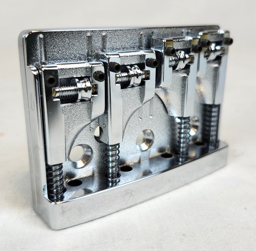 Rickenbacker 00861 Bass Bridge for 4004 Bass, Chrome - Picture 1 of 6
