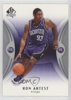 2006-07 SP Authentic Metta World Peace Ron Artest #74 gp1