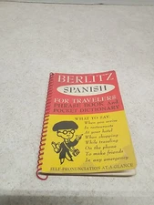 Berlitz Spanish for Travelers - Phrase Book and Glossary of Common Words 