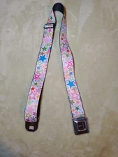 PONTIAC Stars  Adjustable Seatbelt BELT Buckle Belt Licensed (24”-38”)