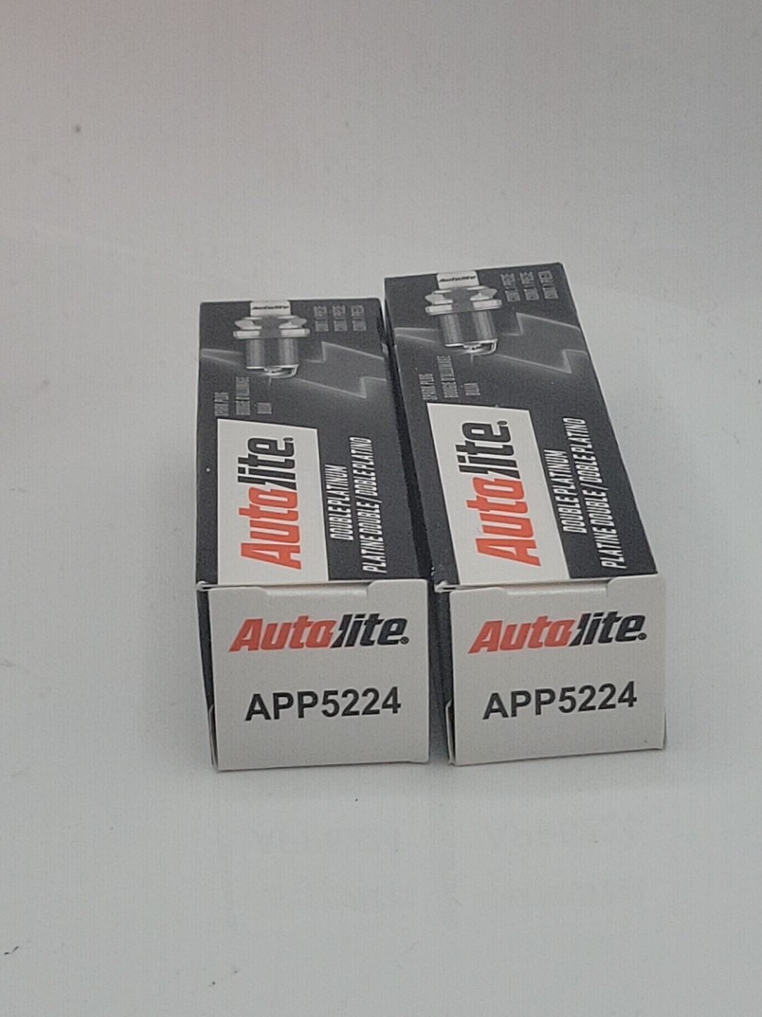 Autolite Double Platinum Spark Plugs Pack of 2 High Performance APP5224