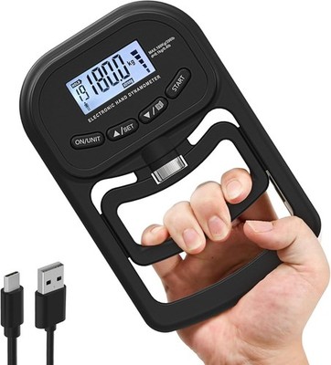 396lbs / 180kg Grip Strength Tester Trainer -Dynamometer Handgrip Measurer Meter