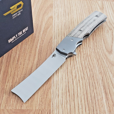 Bestech Knives Frame Folding Knife 3.75'' Bohler M390 Steel Blade Micarta Handle