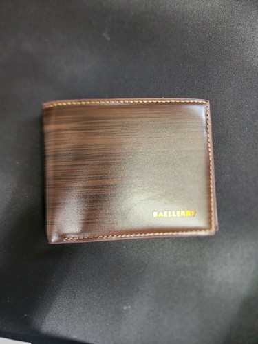 Herren Leder kleine Geldbörse faltbar Portemonnaie mehrere Fächer Ausweisetui Tasche Portemonnaie