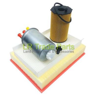 FITS RANGE ROVER SPORT SERVICE KIT 2.7 TDV6 OIL, FUEL & AIR FILTERS (05-06) L320