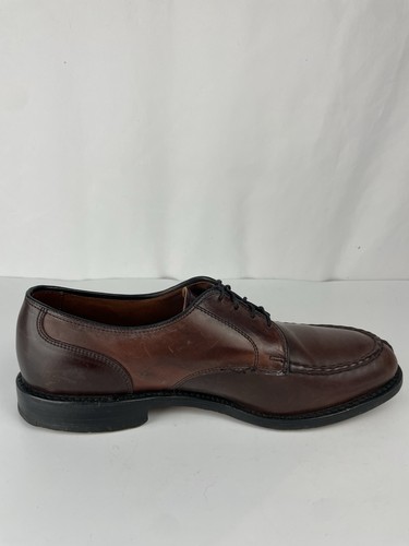 Allen Edmonds Bradley Borgoña Shell Cordobés Puntera Dividida Derby Hombre’s 9.5 D - Imagen 12 de 16