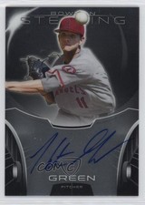 2013 Bowman Sterling Prospect Auto Hunter Green #BSAP-HG Auto 9vp