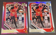 2026 WNBA Donruss Purple Shimmer 213/499 and Silver Atlanta Dream Jordin Canada
