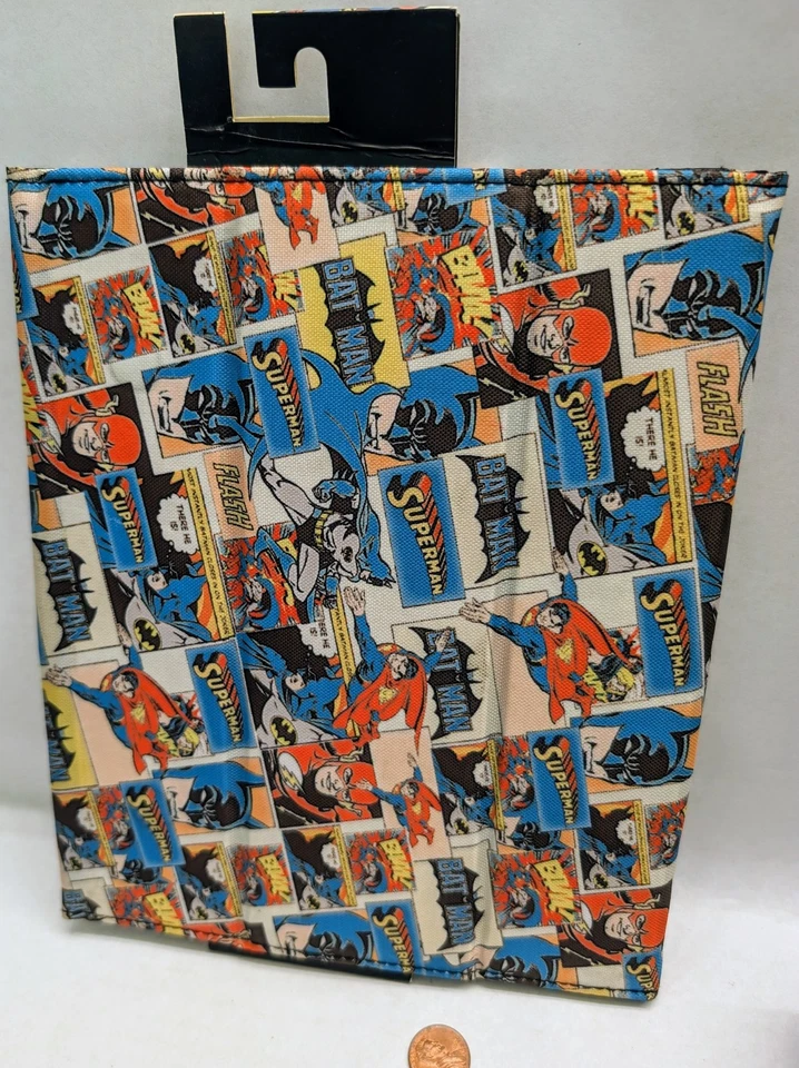 DC Comics.iPad (2/3) FUNDA PLEGABLE.Wake,Sleep.Bioworld Vintage Batman Superman Foto 2 de 4