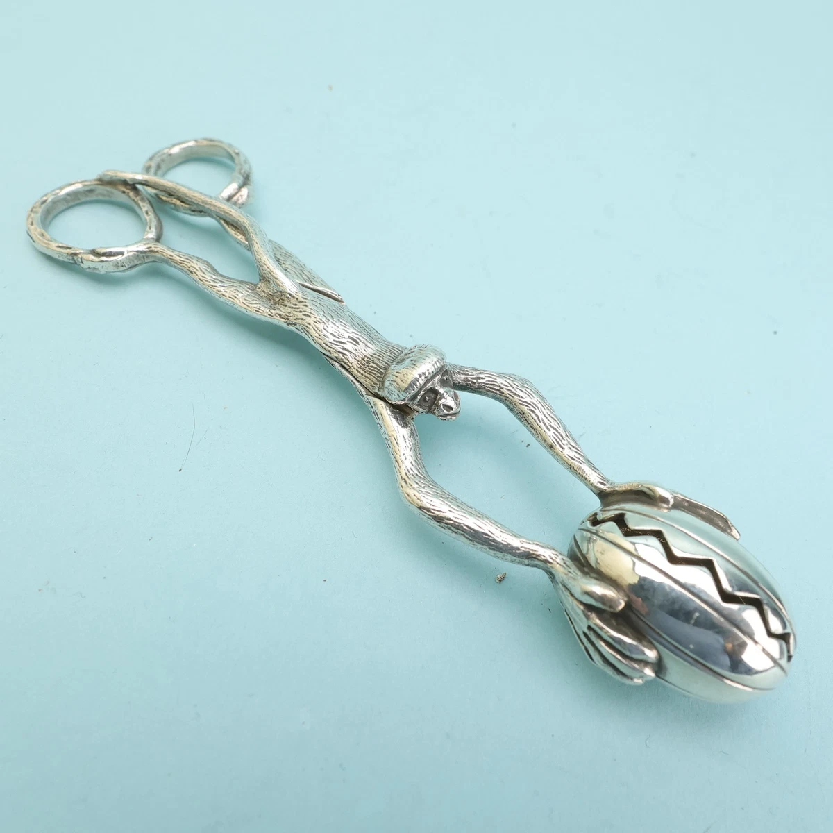 ①Tiffany／純銀製 コンポート ②米国／純銀製 ティーストレーナー TUS 