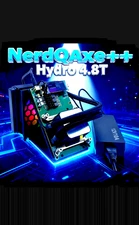 NerdQaxe++ 4.8TH/s Hydro Liquid Cooling Bitcoin ASIC Miner Solo BTC