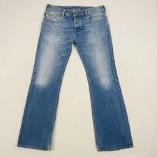 Diesel Zatiny Regular Bootcut Blue Jeans W32 L31 Mens Wash 008HR
