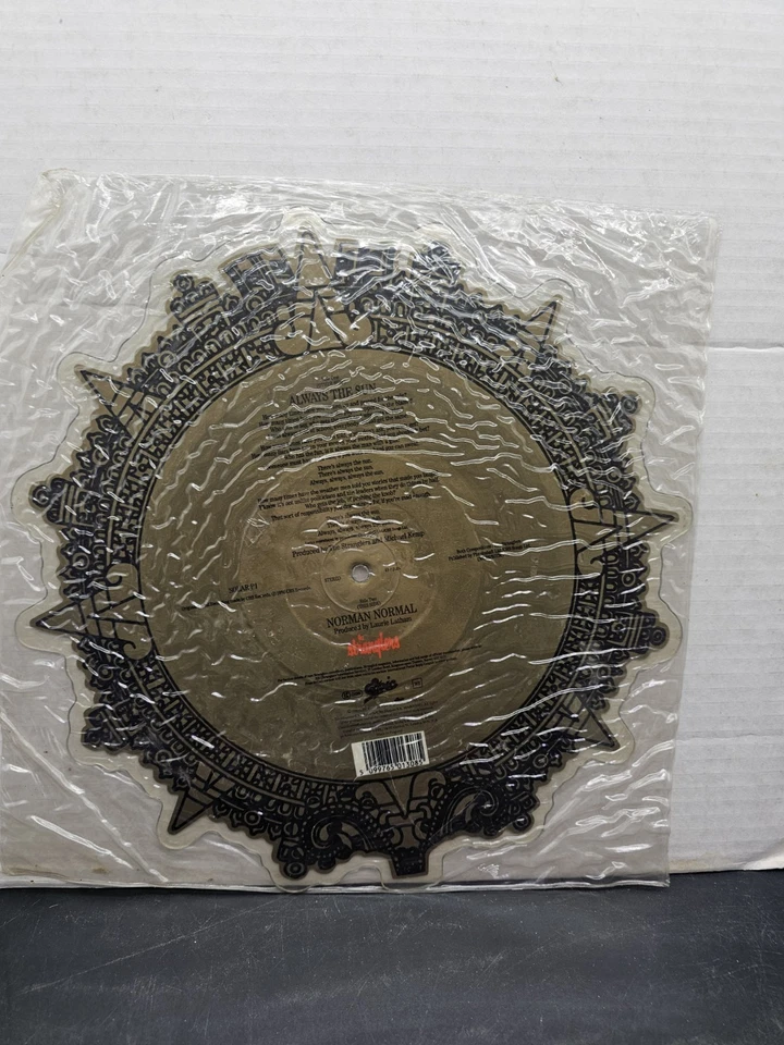THE STRANGLERS - ALWAYS THE SUN Shaped Aztec Sun 10" inch Picture Disc 1986 UK - Image 3 of 4