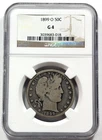 1899-O Barber Half 1/2 Dollar NGC G4 90% Silver New Orleans 50c US Type Coin