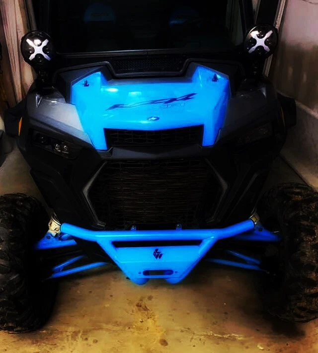 L&W Fab Race 风格绞车保险杠适用于 2019+ Polaris RZR XP 1000 — 第 3/4 张图片