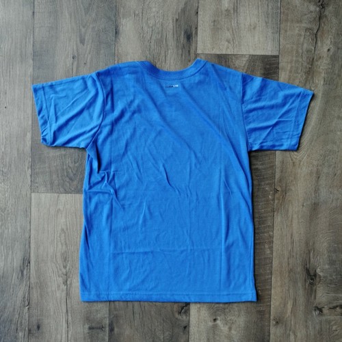 Adidas Performance T-shirt Blue Child Cotton Size M 11/12 Years - Picture 4 of 5