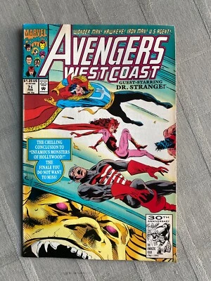AVENGERS WEST COAST N°79 VO Englisch Sehr Guter Zustand / FINE - Bild 1 von 4