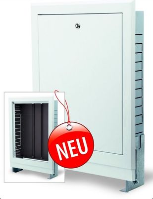 8 Fach Heizkreisvertei ler + 8 Stellantrieb Verteilerschrank Unterputz Heizung