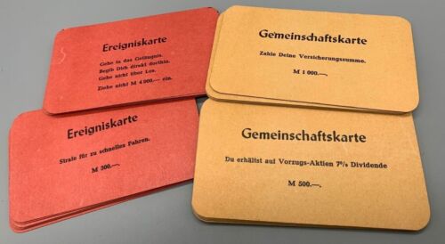 Monopoly Ersatzteile - alte DM Ausgaben PARKER - Geld Karten Figuren Häuser TOP - Bild 55 von 81