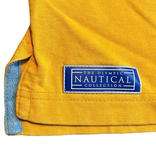 Camisa de Colección 2000 Sydney Olympics Line 7 Amarillo Algodón Juegos Olímpicos Náuticos L - Imagen 7 de 12