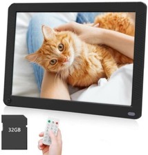 toberto Smart Digital Photo Frame with 1920x1080 IPS Screen with 32G SD Card, Di