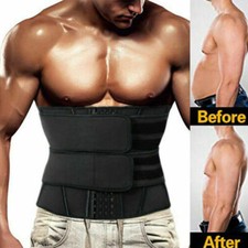 Fajas Para Hombre Reductoras Abdomen Peso Entrenador De Cintura Sudar Perder Gym