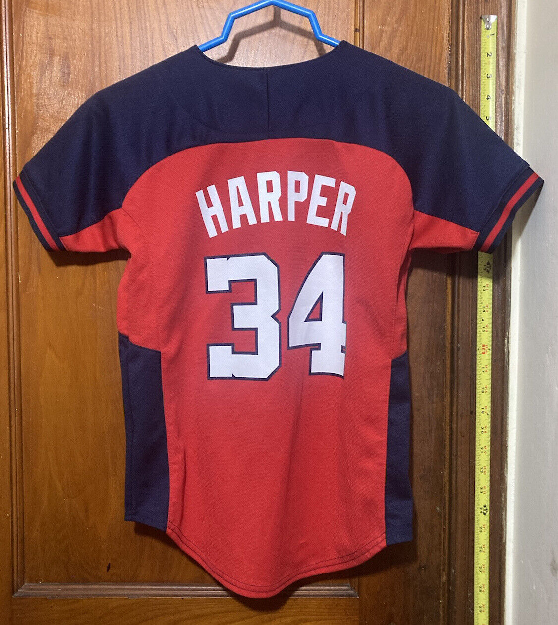 MLB Bryce Harper Washington Nationals Youth Jersey M (10/12) Majestic  w/Stitch