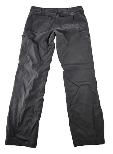 Eddie Bauer Pants Men 36x32 Gray First Ascent Stretch Hiking Camping Tech Cargo
