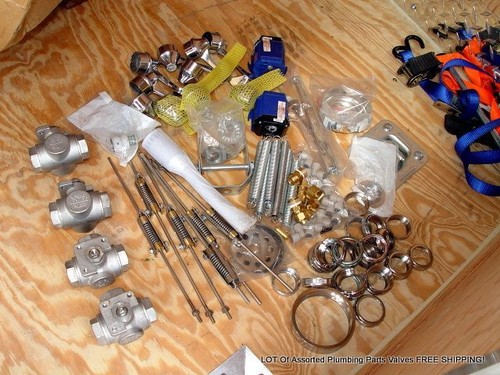 LOT Of Assorted Industrial Plumbing Parts Valves FREE SHIPPING! A.