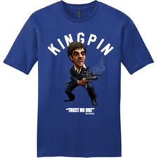 NEW Art Society x SWOD SCAR FACE TOON Tee Shirt DEEP ROYAL SMALL-4XL MADE IN USA