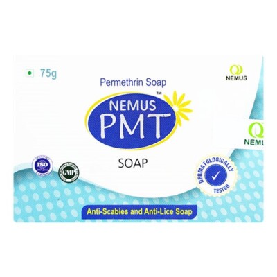 Pack De 2 Savons PMT à La Perméthrine - Pour Tous Types De Peau - 75g Chacun