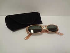 Smith Designer Sunglasses Pink w/White Swirl Slim Frame Tinted NICE pls read