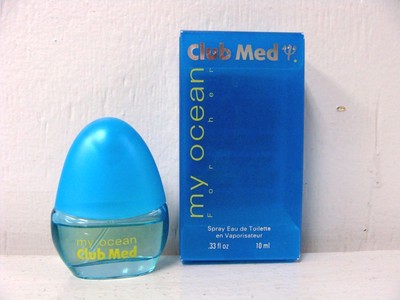 *2 PACK* MY OCEAN CLUB MED BY COTY EDT SPRAY (WOMEN) .33 OZ *NEW IN SD BOX*