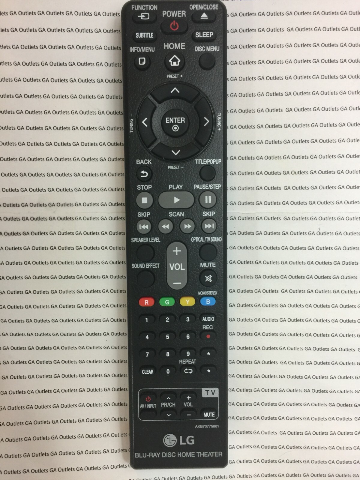 LG HOME THEATER REMOTE CONTROL AKB73775801 FITS BH5140S, No battery cover eBay