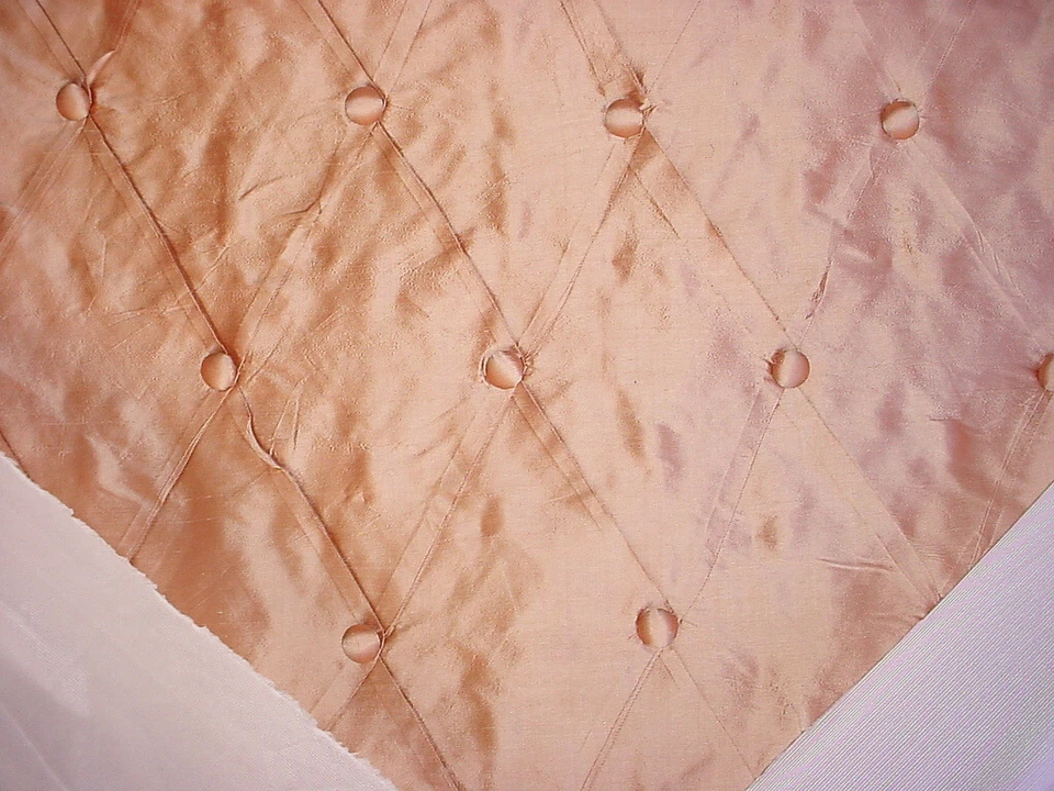 Tela de tapicería 12Y Kravet Lee Jofa 9091 abotonada seda té rosa Foto 3 de 4