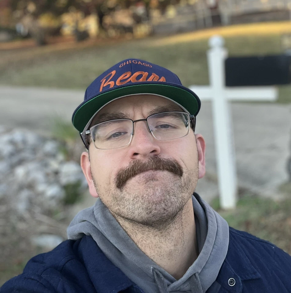 Gorra Retro Chicago Bears SnapBack Años 90 Vacaciones de Navidad Clark Griswold EE. UU. Foto 4 de 4
