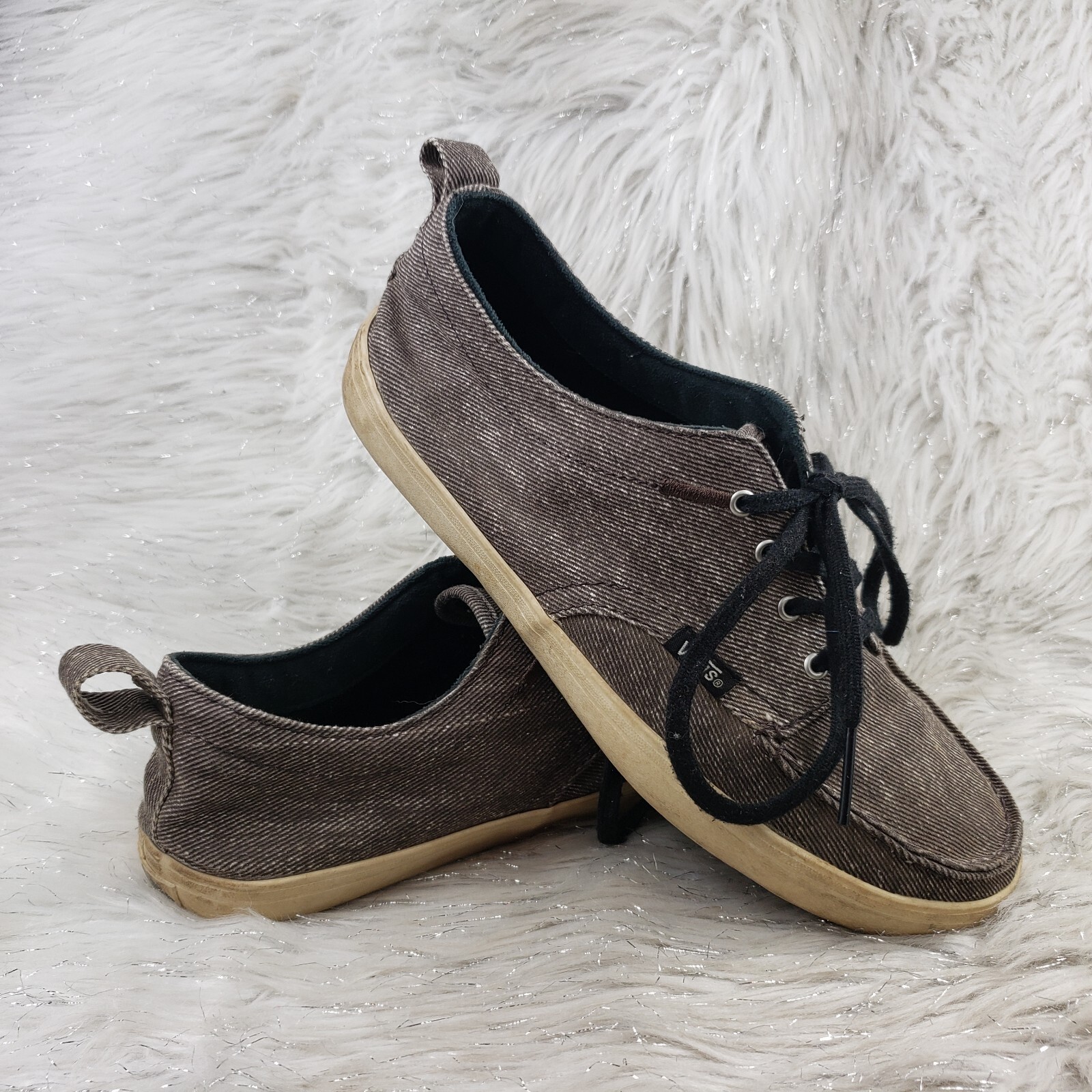 VANS Off the Wall Brown Casual Shoes for Men US 7.5 EUR 40-image