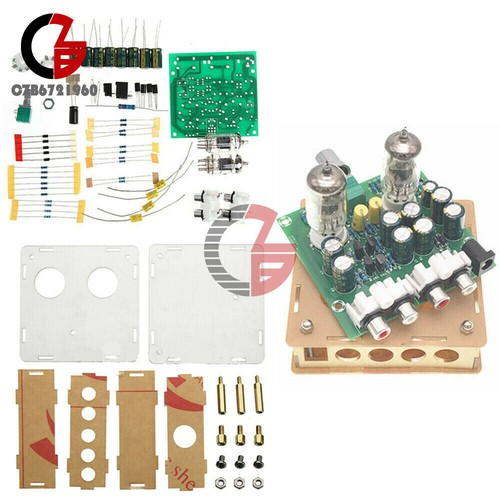 6J1 AC12V Valve Pre-amp Tube PreAmplifier Board Headphone Amplifier Acrylic Case - Picture 29 of 54