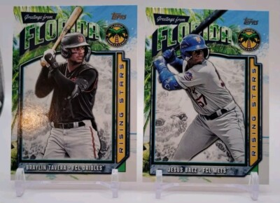 Rising Stars Topps 2024 Pro Debut Insert 2 Card Lot Tavera Baez