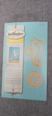Spellbinders Shapeabilities Die D-Lites Seahorse & Sand Dollar