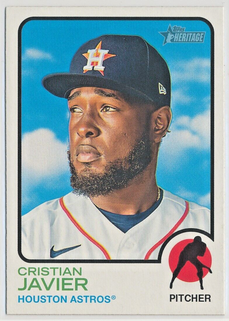 2022 Topps Heritage - Christian Javier - Houston Astros