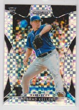 BRAD KELLER 2019 PANINI PRIZM POWER PLAID PRIZM ROOKIE #12/75 ROYALS S2