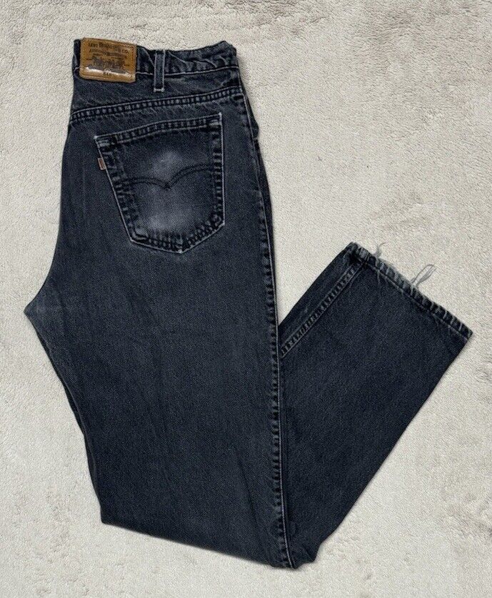 Vintage Levis 545 Jeans Mens 38x36 Black Loose Fit Straight Vintage Levis 545 Jeans Mens 38x36 Black Loose Fit Straight